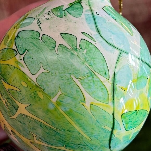 HANDCRAFTED Hand-Painted Porcelain Ornament (Set of 3) - Picture 4 of 7